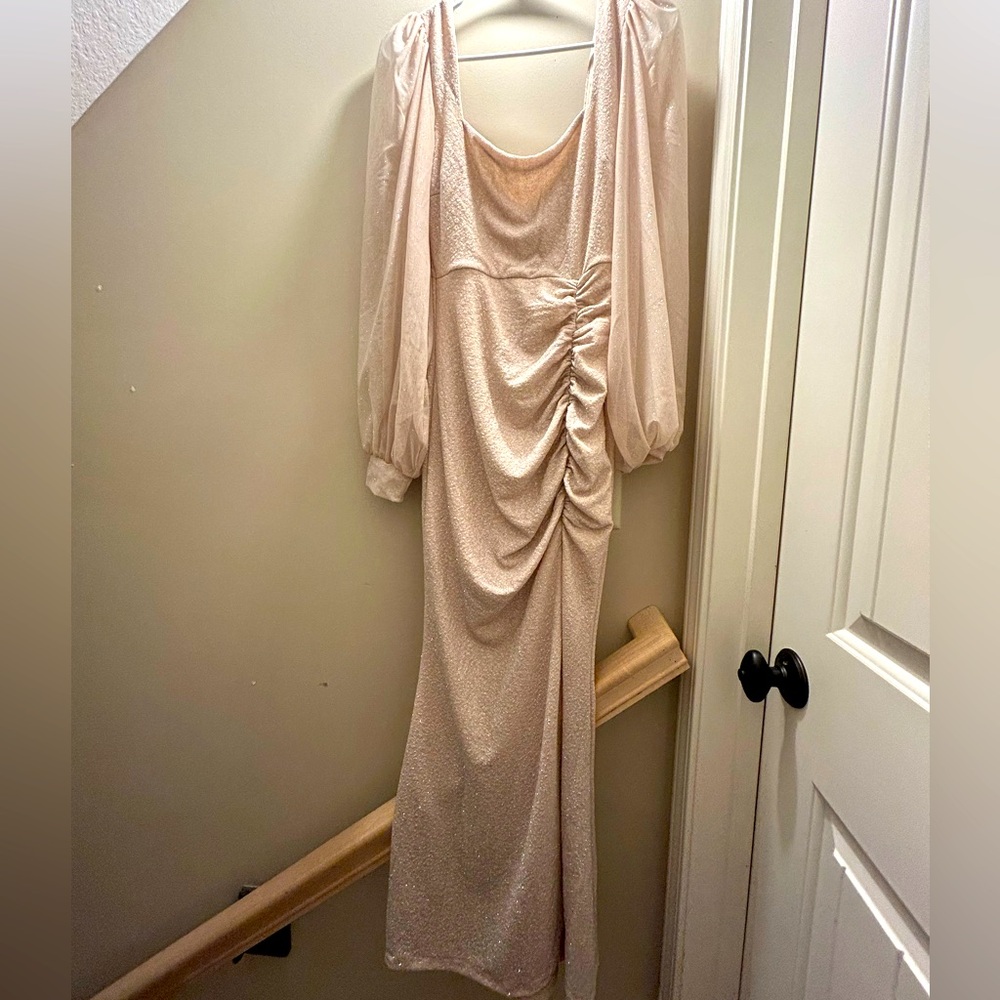 sparkly long dress prom